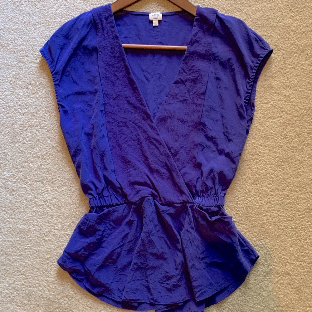 Beautiful Wilfred Silk Blouse